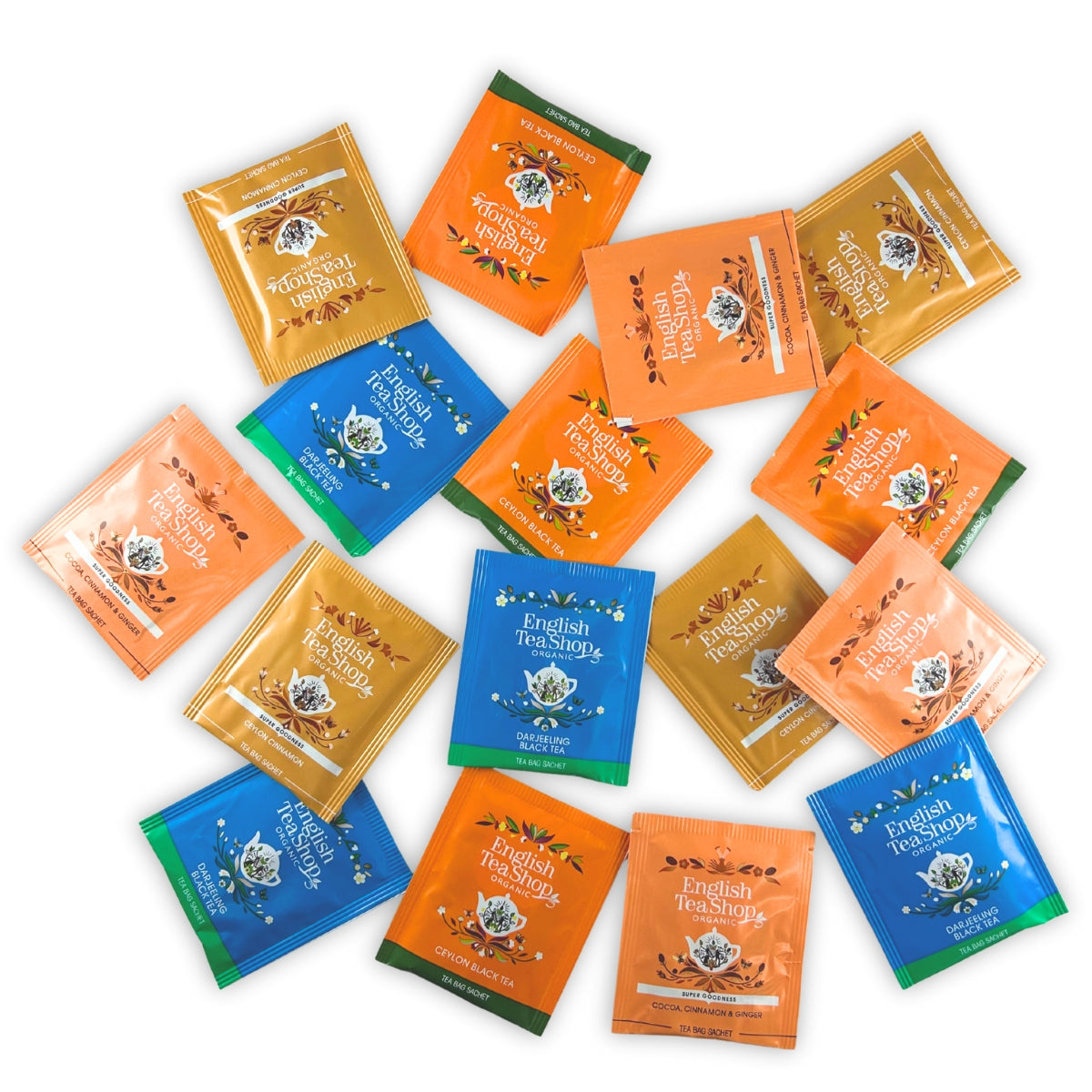 【公式】お試しティー 4種アソートパック (16袋入り) TEA for RELAX &SLEEP / 紅茶 ノンカフェイン ハーブティー フルーツティー オーガニック 有機JAS English Tea Shop ( イングリッシュティーショップ )【送料無料】【メール便】