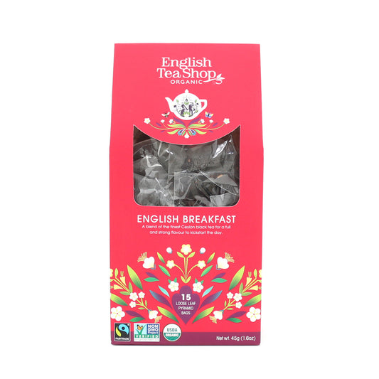 イングリッシュブレックファースト (15袋入り)テトラ型ティーバッグ  / 紅茶 ミルクティー オーガニック 有機JAS