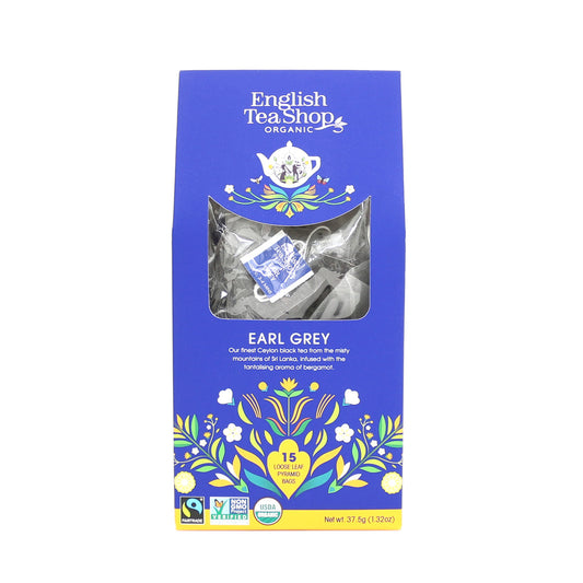 アールグレイ (15袋入り) テトラ型ティーバッグ / 紅茶 ミルクティー フレーバーティー  オーガニック 有機JAS