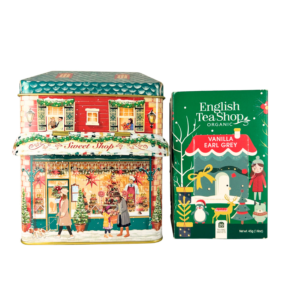 【公式】SWEET SHOP WINTER キャノピー ハウス缶&バニラアールグレイ (20包入り) 紅茶セット/ 紅茶 ミルクティー スパイス クリスマス 身体温め オーガニック 有機JAS ギフト