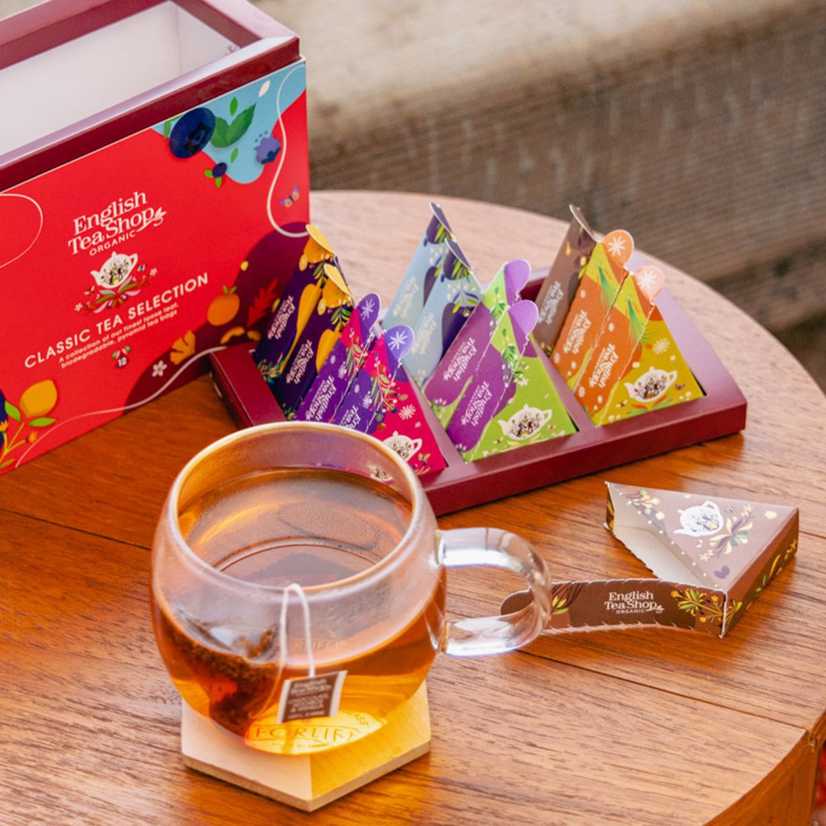 【公式】 クラシックティー セレクション 6種アソート (12袋入り) / ハーブティー 紅茶 白茶 緑茶 ルイボスティー ノンカフェイン オーガニック 紅茶専門 誕生日 プレゼント 贈答