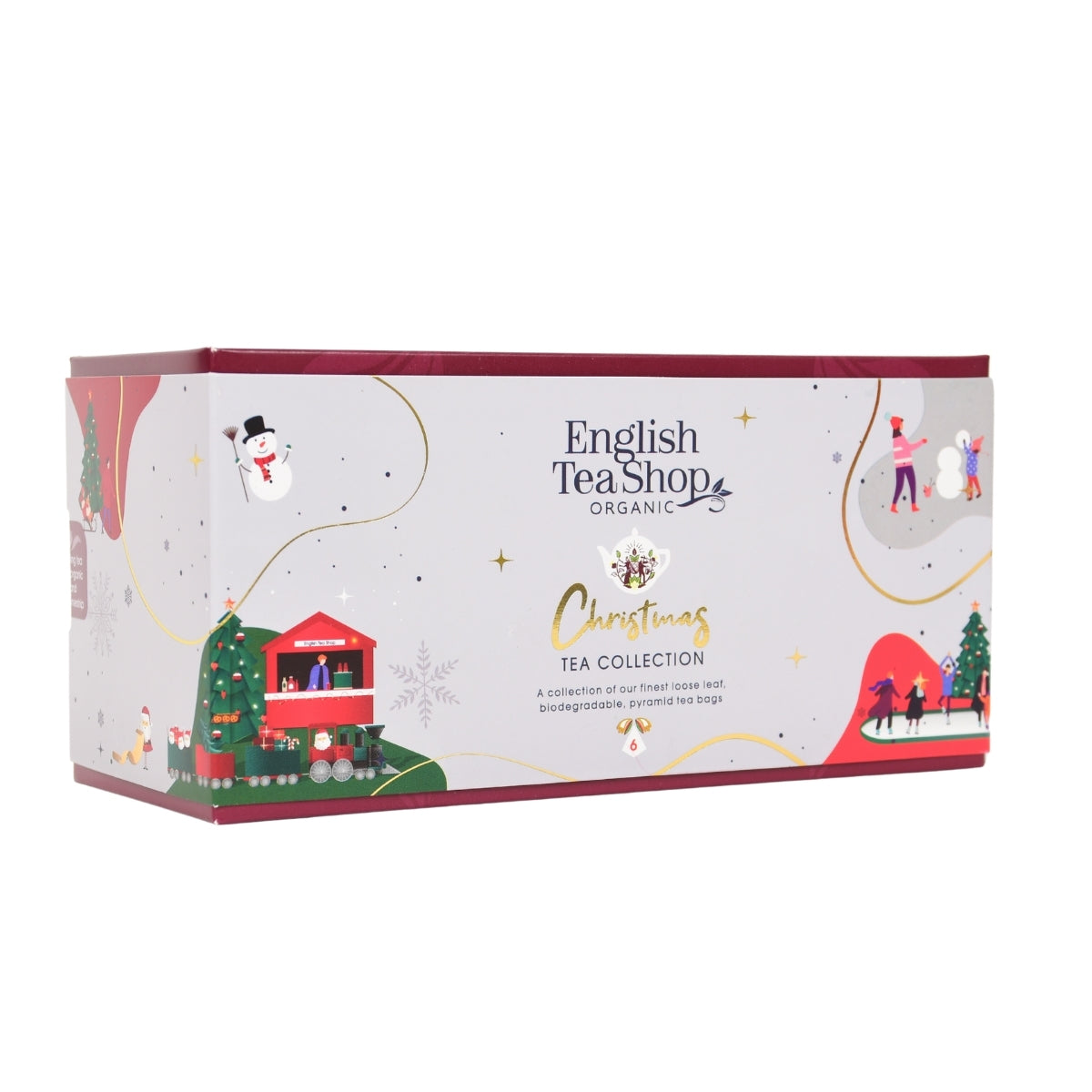 【公式】クリスマスツリー・コレクション・ホワイト・ワンダー  6種アソート (6袋入り) / 有機ルイボスティー 有機ハーブティー フレーバーティー ギフト クリスマス オーガニック 有機JAS