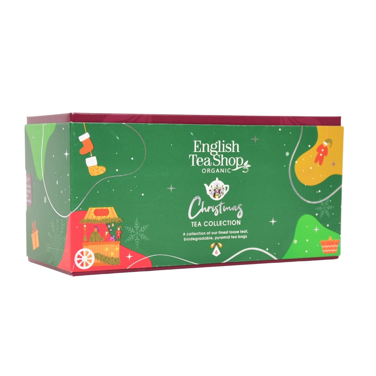 【公式】クリスマスツリー・コレクション・グリーン・ワンダー  6種アソート (6袋入り) / 有機ルイボスティー 有機ハーブティー フレーバーティー ギフト クリスマス オーガニック 有機JAS