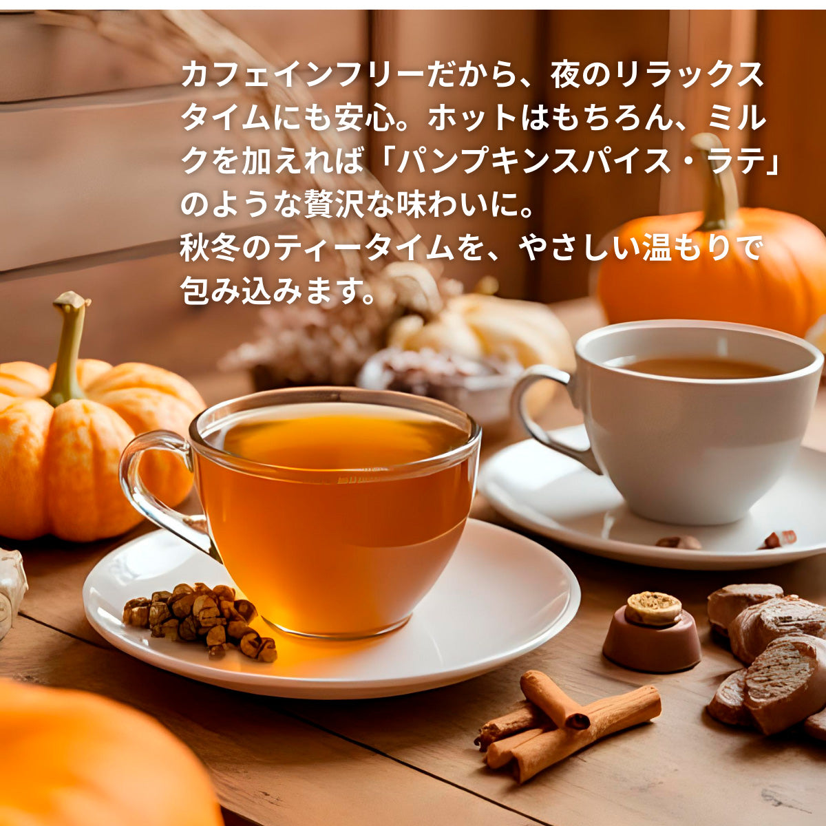 【公式】パンプキン・スパイス (20袋入り) / 紅茶 ハーブティー オーガニック 有機JAS プレゼント 贈答 ハロウィン 有機JAS ロンドン発 紅茶専門