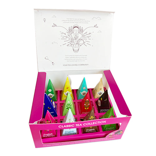 クラシックティー プリズム 12種アソート (12袋入り) / 紅茶 白茶 緑茶 ミルクティー フレーバーティー ハーブティー ルイボス オーガニック 有機JAS