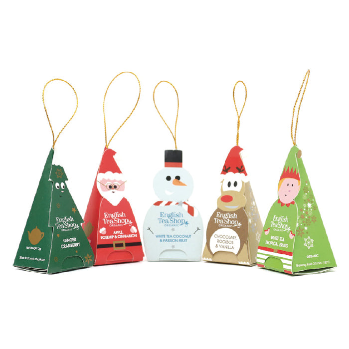 【公式】クリスマスキャラクターズ 5種アソート (10袋入り) / 紅茶 スパイス ハーブティー フレーバーティー ギフト オーガニック 有機JAS クリスマス XMAS