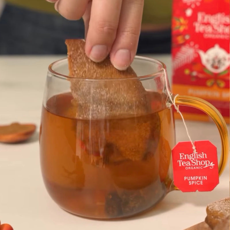 紅茶を楽しむRecipe◆パンプキンスパイスシュガークッキー