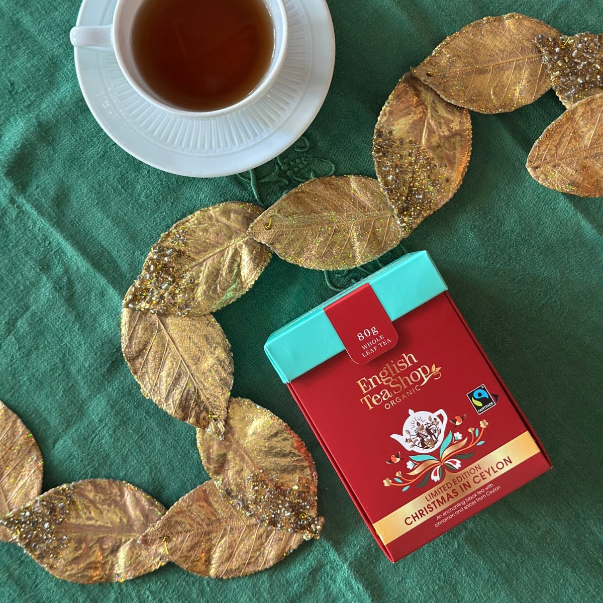 【公式】クリスマス・セイロン 茶葉 リーフ　(80ｇ) / 有機紅茶 ミルクティー フレーバーティー スパイスブレンド オーガニック 有機JAS クリスマス XMAS