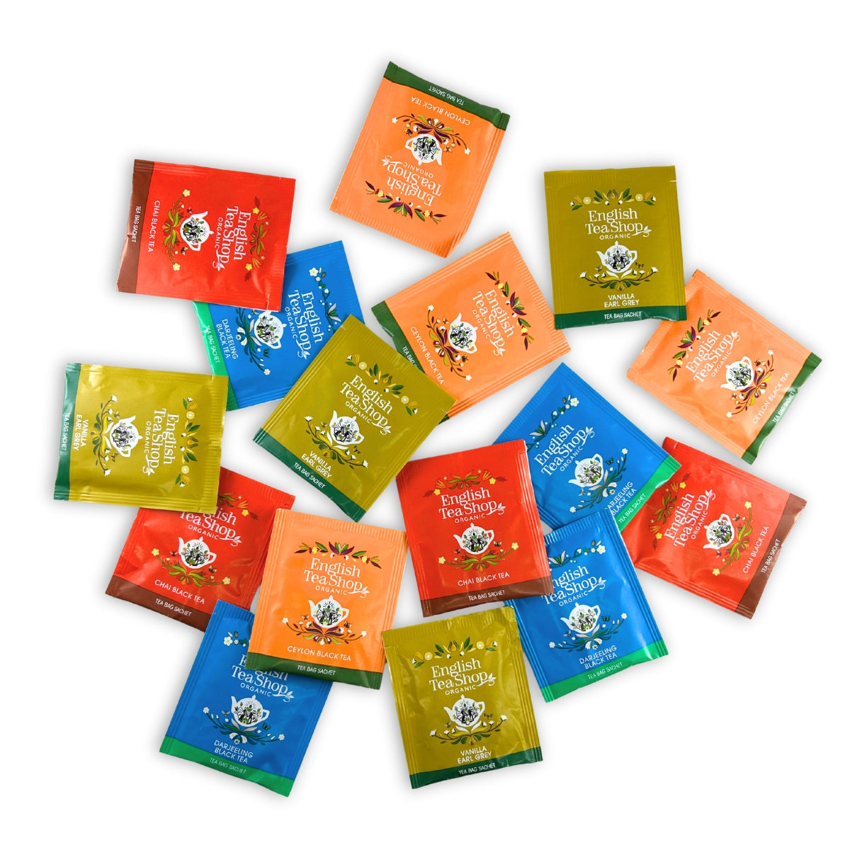 【公式】お試しティー 4種アソートパック (16袋入り) TEA for RELAX ＆CHEER UP / 紅茶 フルーツティー オーガニック 有機JAS English Tea Shop ( イングリッシュティーショップ )【送料無料】【メール便】