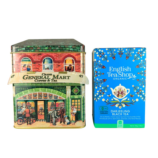 【公式】General Mart Coffee & Tea ジェネラルマート キャノピー ハウス缶＆ダージリン (20包入り)  紅茶セット/  紅茶 ミルクティー オーガニック 有機JAS ギフト