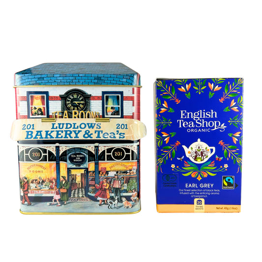 【公式】LUDLOWS Bakery ＆ Tea’s キャノピー ハウス缶＆アールグレイ (20包入り)  紅茶セット/  紅茶 ミルクティー オーガニック 有機JAS ギフト
