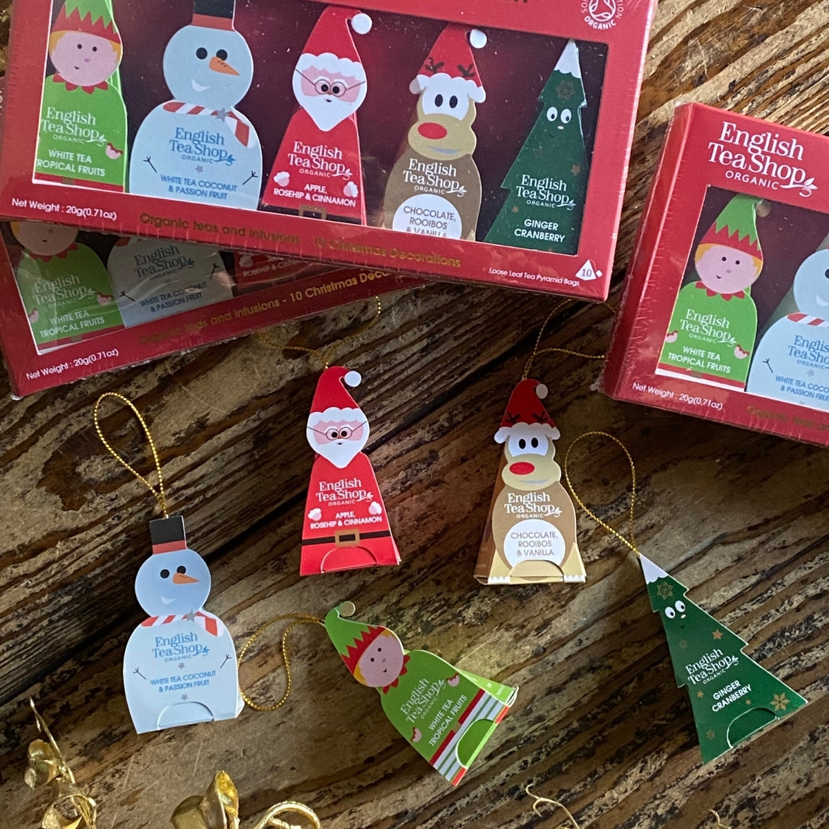 【公式】クリスマスキャラクターズ 5種アソート (10袋入り) / 紅茶 スパイス ハーブティー フレーバーティー ギフト オーガニック 有機JAS クリスマス XMAS