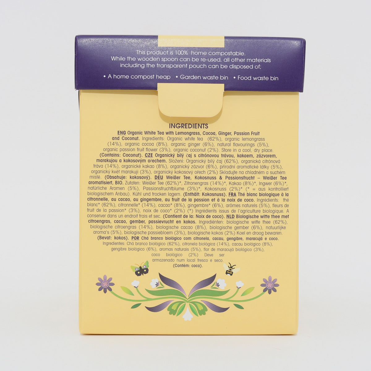 【公式】ホワイトティーココナッツ＆パッションフルーツ リーフティー 茶葉 (80g)  / 紅茶 オーガニック 紅茶専門 誕生日 プレゼント 贈答 女性