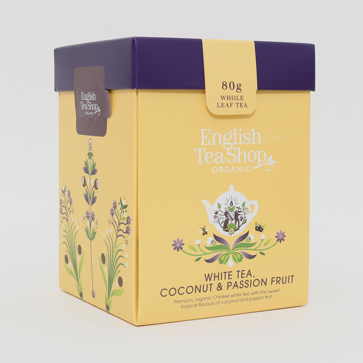 【公式】ホワイトティーココナッツ＆パッションフルーツ リーフティー 茶葉 (80g)  / 紅茶 オーガニック 紅茶専門 誕生日 プレゼント 贈答 女性