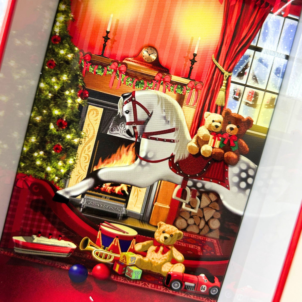 公式】クリスマス・ドア・リース缶 レッド 2種アソート (18袋入り