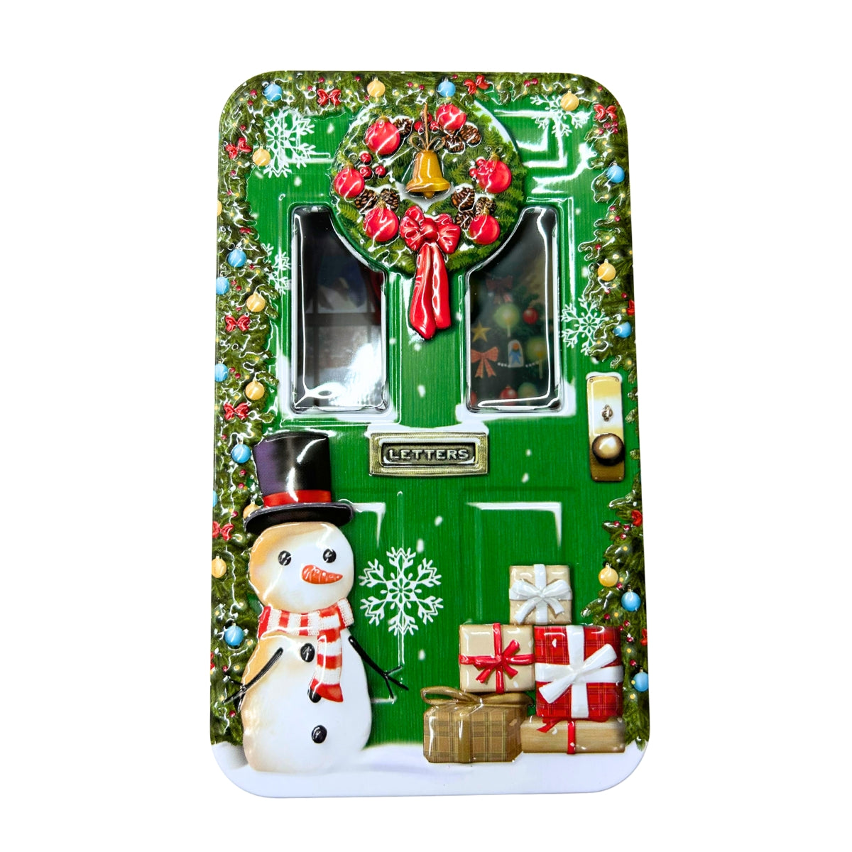 【公式】クリスマス・ドア・リース缶 グリーン  2種アソート (18袋入り) / セイロンブラックティー＆ ダージリン 紅茶  ギフト 紅茶缶 クリスマス オーガニック 有機JAS