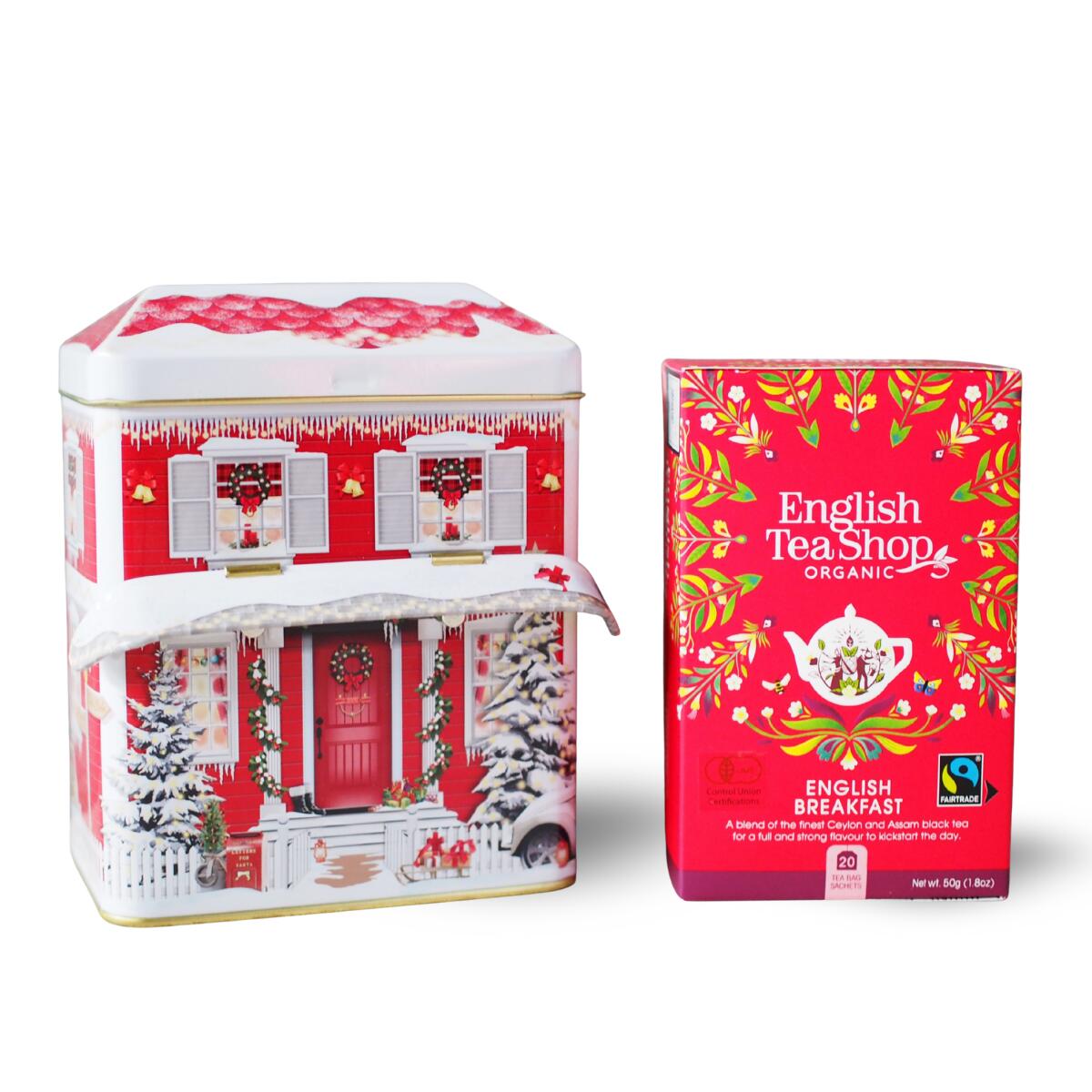 【公式】ウィンター キャノピー ハウス缶＆イングリッシュブレックファースト (20袋入り) オーガニックティー English Tea Shop イングリッシュティーショップ