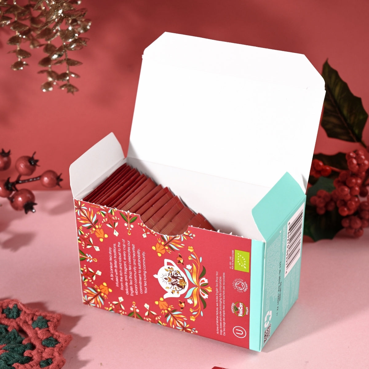 【公式】クリスマス・セイロン (20袋入り) / 有機紅茶 ミルクティー フレーバーティー スパイスブレンド オーガニック 有機JAS クリスマス XMAS