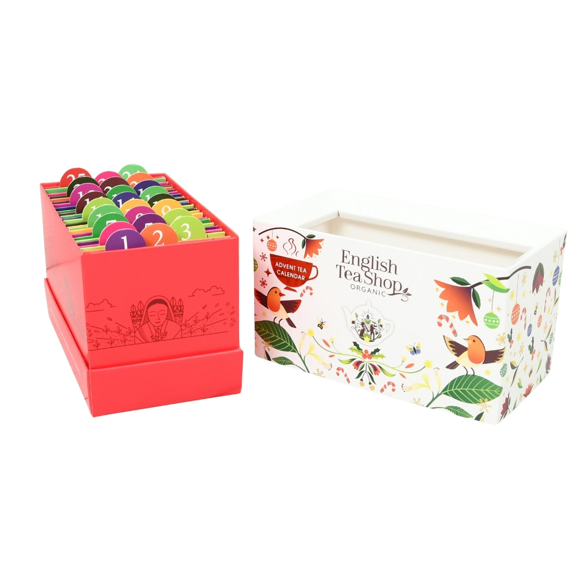 【公式】ティーバッグサシェ・ホワイト 13種アソート (25袋入り) / アドベントカレンダー アドベント 紅茶 スパイス ハーブティー フレーバーティー ギフト クリスマス オーガニック 有機JAS