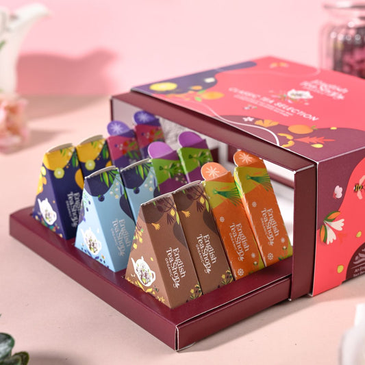 【公式】 クラシックティー セレクション 6種アソート (12袋入り) / ハーブティー 紅茶 白茶 緑茶 ルイボスティー ノンカフェイン オーガニック 紅茶専門 誕生日 プレゼント 贈答