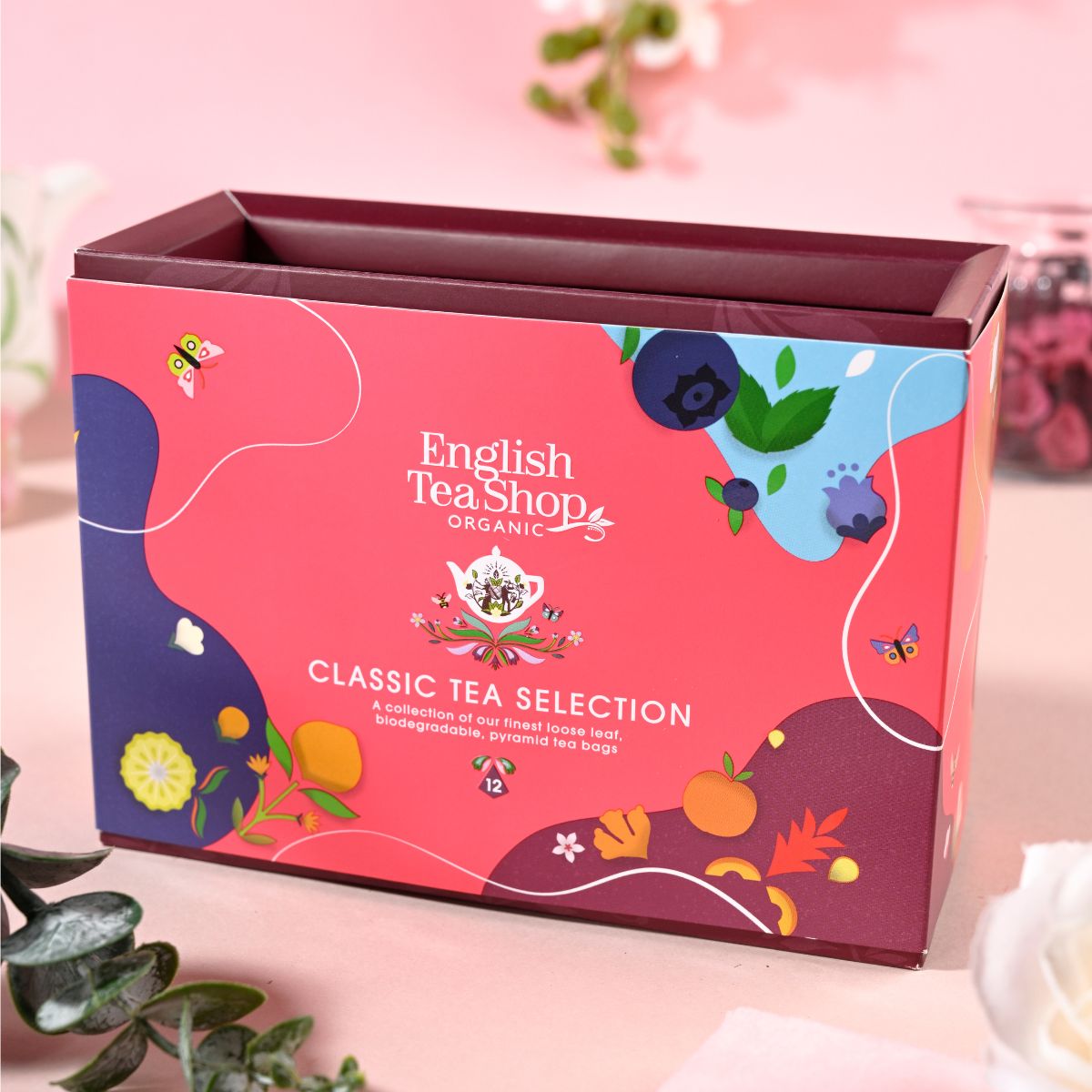 【公式】 クラシックティー セレクション 6種アソート (12袋入り) / ハーブティー 紅茶 白茶 緑茶 ルイボスティー ノンカフェイン オーガニック 紅茶専門 誕生日 プレゼント 贈答