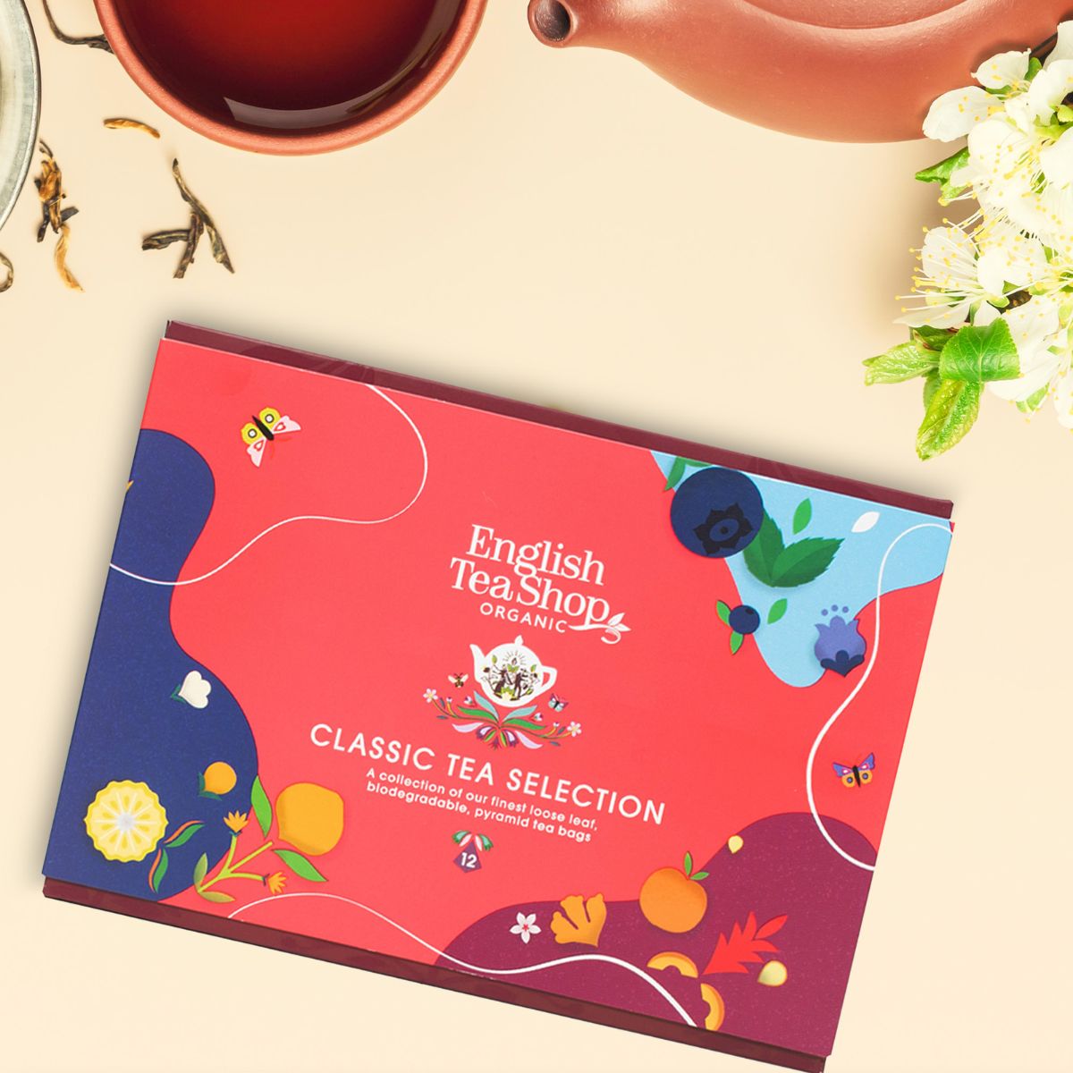 【公式】 クラシックティー セレクション 6種アソート (12袋入り) / ハーブティー 紅茶 白茶 緑茶 ルイボスティー ノンカフェイン オーガニック 紅茶専門 誕生日 プレゼント 贈答