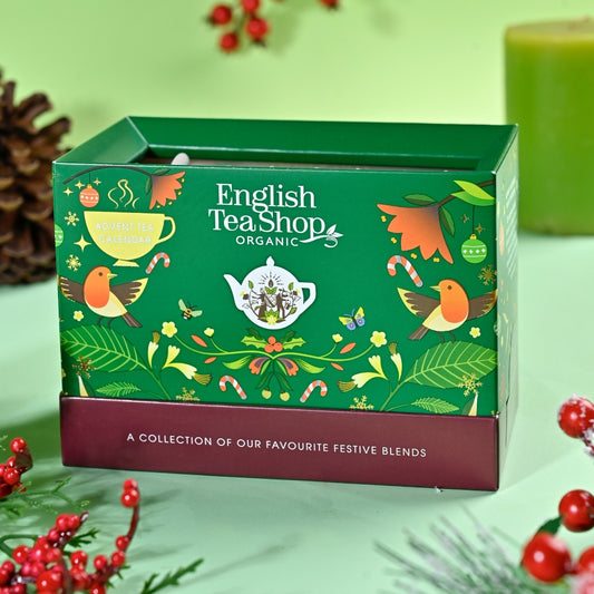 【公式】ティーバッグサシェ・グリーン 13種アソート (25袋入り) / アドベントカレンダー アドベント 紅茶 スパイス ハーブティー フレーバーティー ギフト クリスマス オーガニック 有機JAS