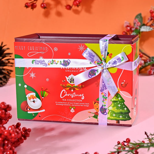 【公式】エクスクルーシブ・ホリディレッドサンタ 6種アソート (12袋入り) / 紅茶 スパイス ハーブティー フレーバーティー ギフト オーガニック 有機JAS クリスマス XMAS