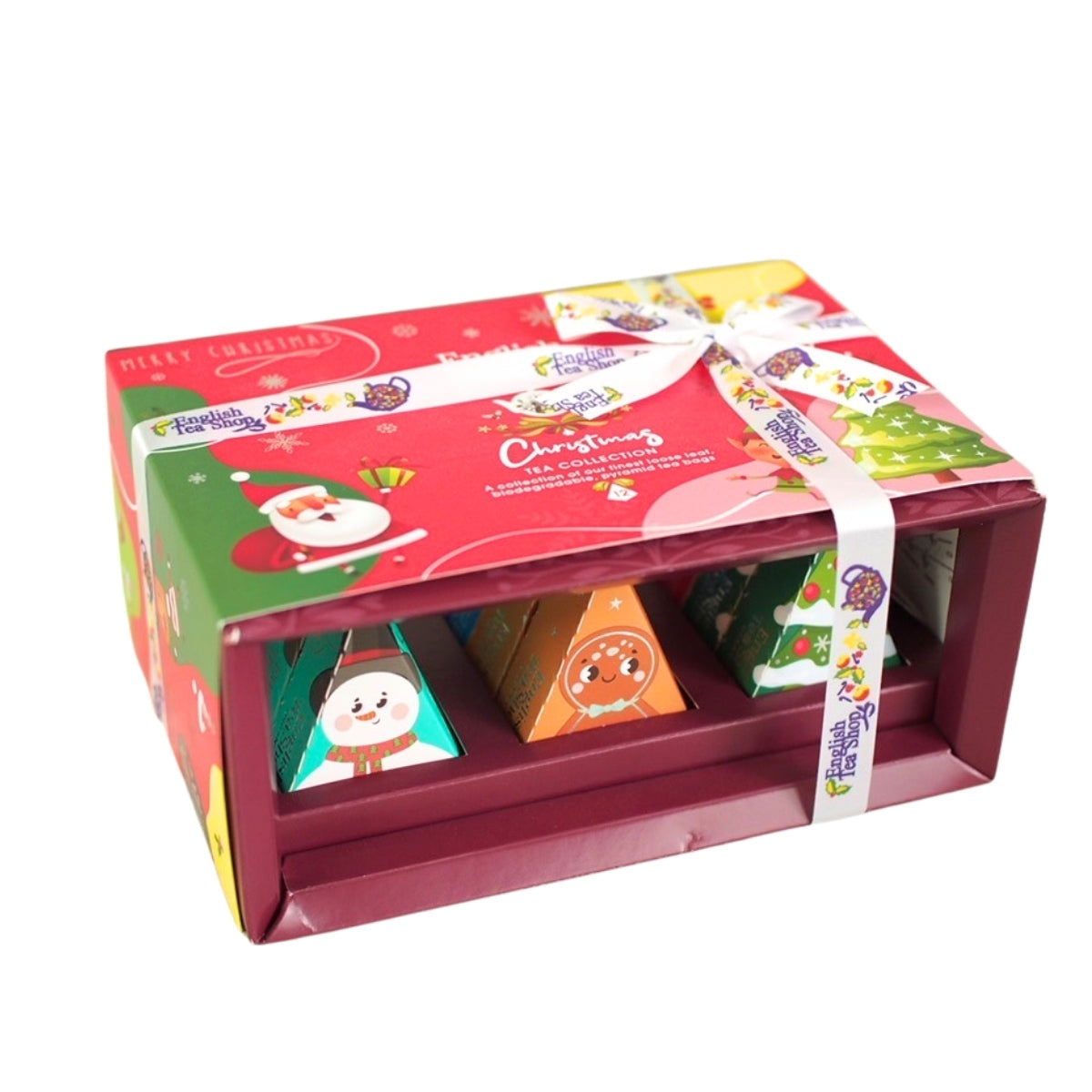 【公式】エクスクルーシブ・ホリディレッドサンタ 6種アソート (12袋入り) / 紅茶 スパイス ハーブティー フレーバーティー ギフト オーガニック 有機JAS クリスマス XMAS