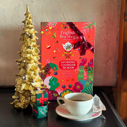 【公式】エクスクルーシブ・アドベンティーカレンダーブック・レッド 13種アソート (25袋入り) / アドベントカレンダー アドベント 紅茶 スパイス ハーブティー フレーバーティー ギフト クリスマス オーガニック 有機JAS