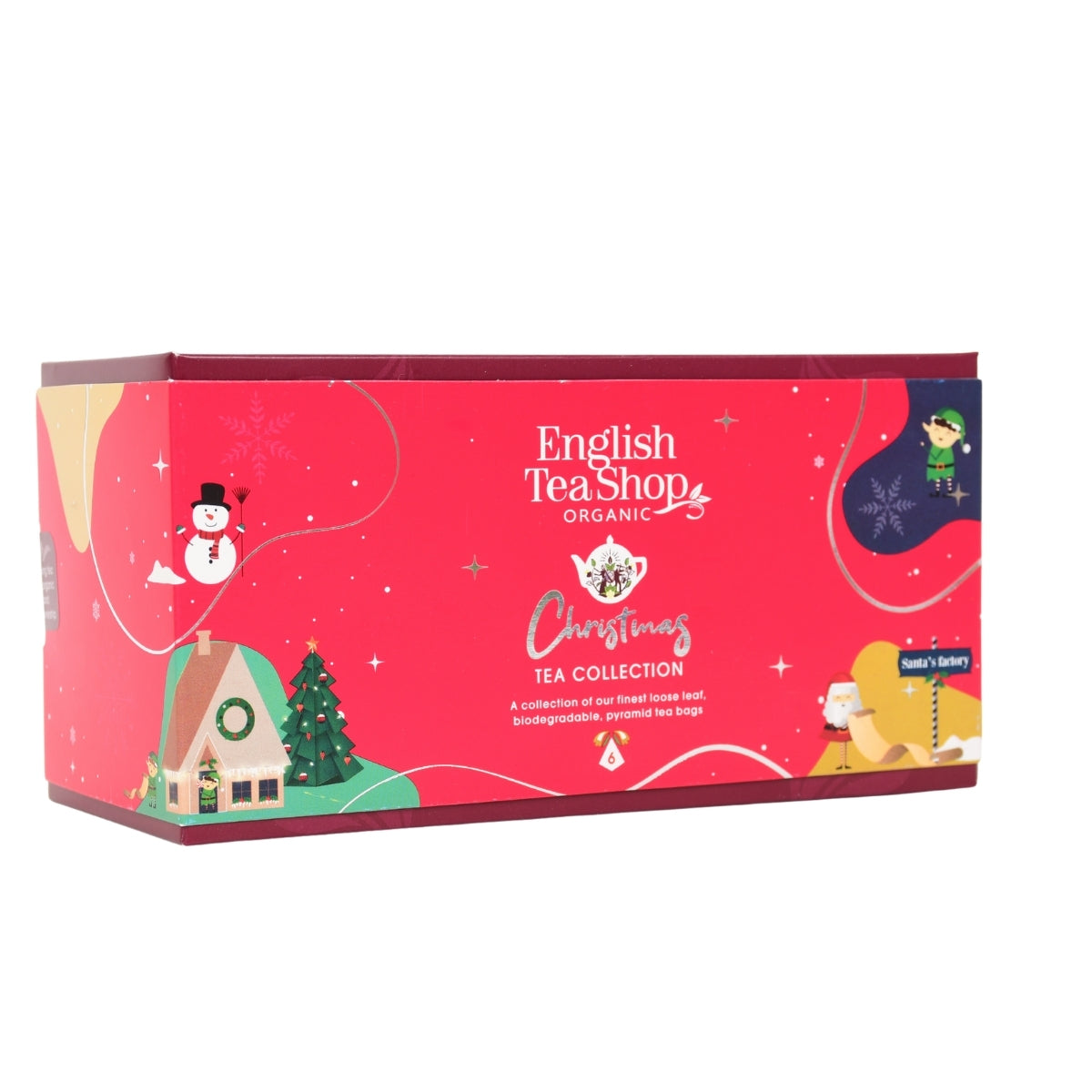 【公式】クリスマスツリー・コレクション・レッド・ワンダー  6種アソート (６袋入り) / 有機ルイボスティー 有機ハーブティー フレーバーティー ギフト クリスマス オーガニック 有機JAS