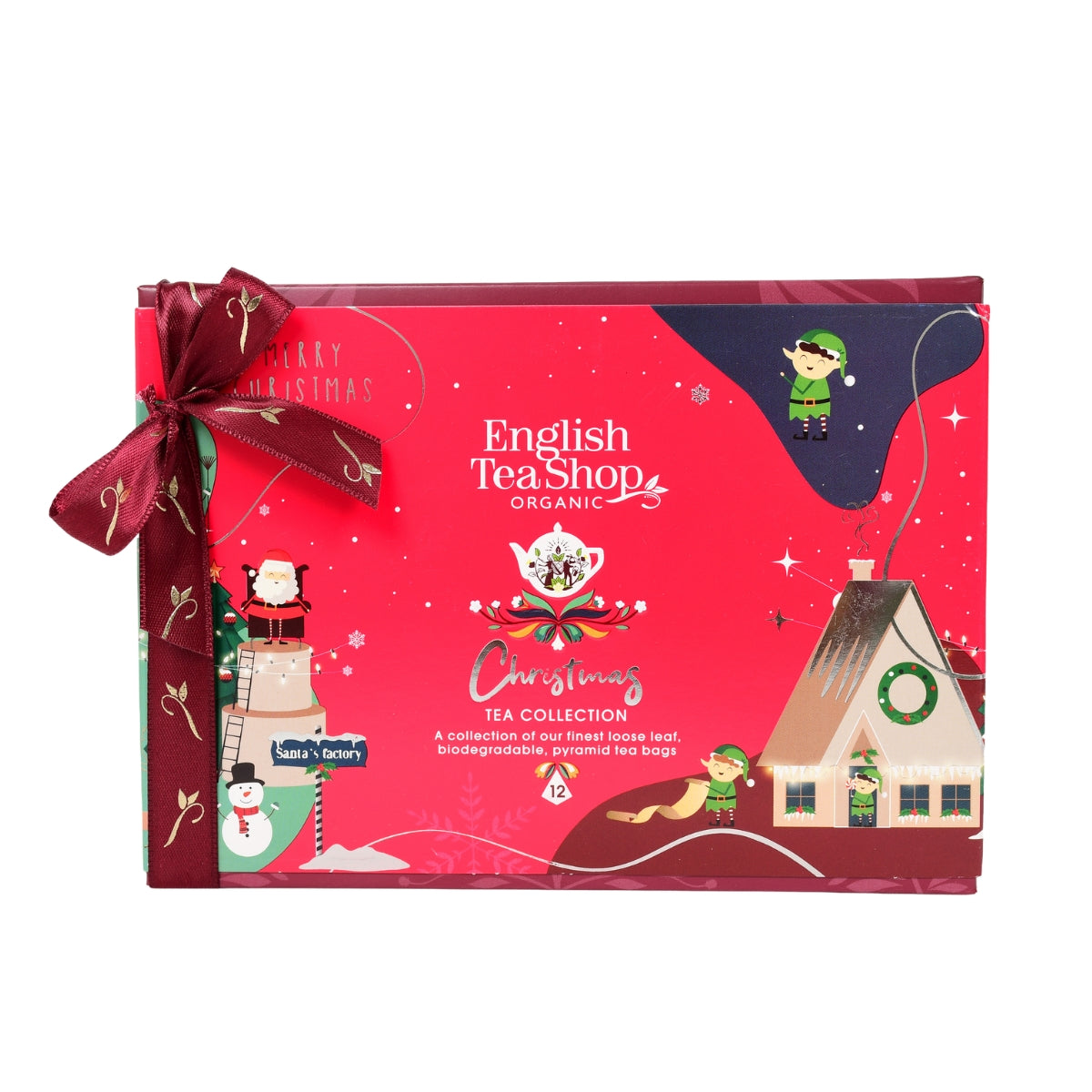 【公式】クリスマスティー・レッド・ワンダー  6種アソート (12袋入り) / 有機ルイボスティー、有機ハーブティー フレーバーティー ギフト クリスマス オーガニック 有機JAS