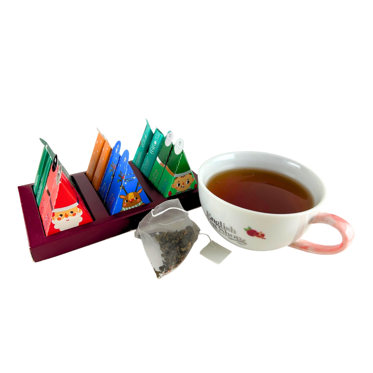 【公式】SALE★30％OFF★エクスクルーシブ・ホリディレッドサンタ 6種アソート (12袋入り) / 紅茶 スパイス ハーブティー フレーバーティー ギフト オーガニック 有機JAS クリスマス XMAS