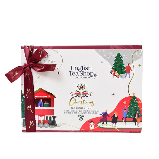 【公式】 クリスマスティー・ホワイト・ワンダー  6種アソート (12袋入り) / 有機ルイボスティー、有機ハーブティー フレーバーティー ギフト クリスマス オーガニック 有機JAS