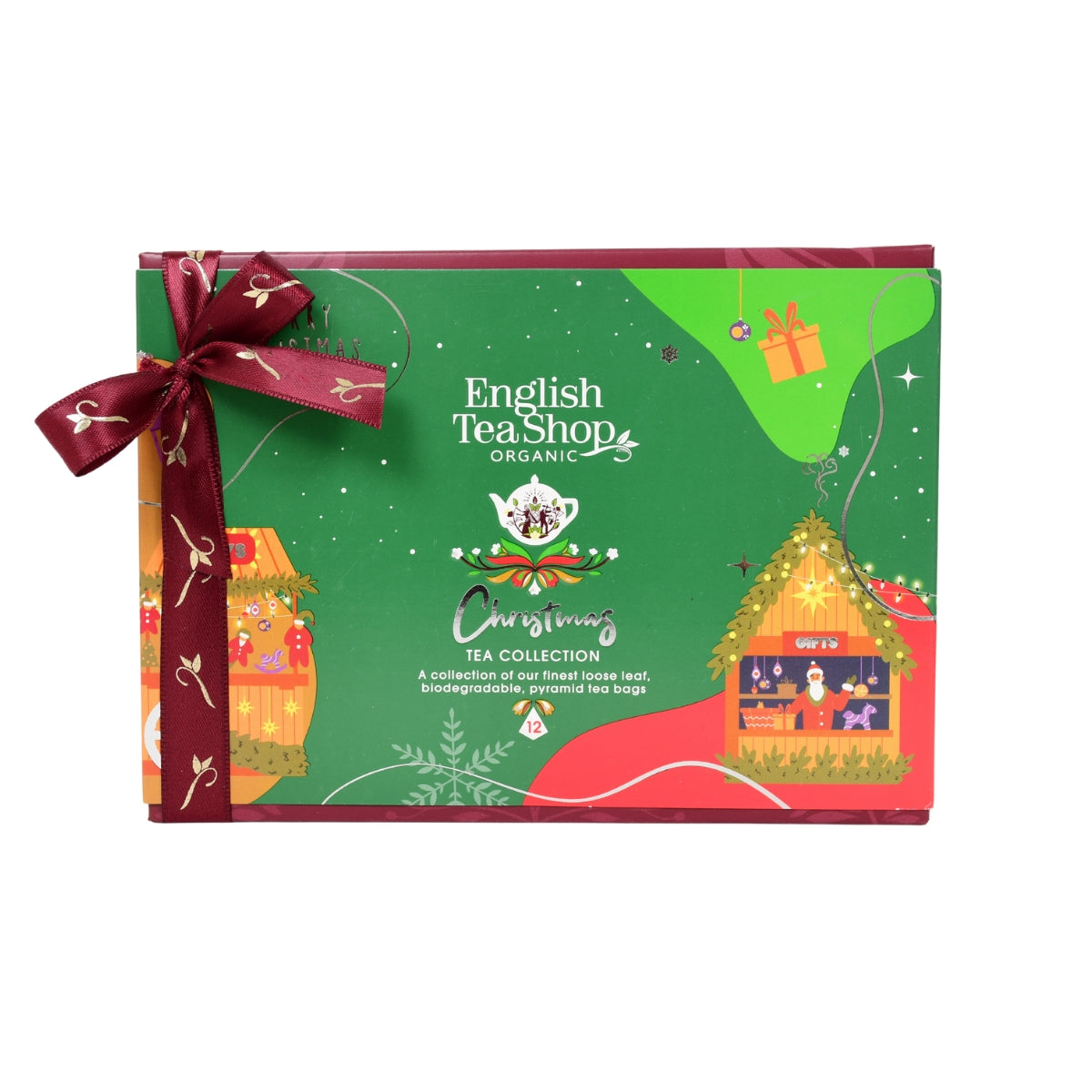 【公式】クリスマスティー・グリーン・ワンダー  6種アソート (12袋入り) / 有機ルイボスティー、有機ハーブティー フレーバーティー ギフト クリスマス オーガニック 有機JAS