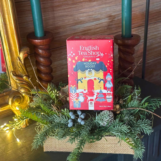 【公式】ホリディ・ブースト(ティーバッグ20袋入り) / ノンカフェイン 有機ハーブティー フレーバーティー ギフト クリスマス オーガニック 有機JAS