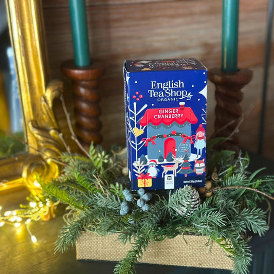 【公式】ジンジャー・クランベリー(ティーバッグ20袋入り) / 紅茶 スパイス ハーブティー フレーバーティー ギフト クリスマス オーガニック 有機JAS