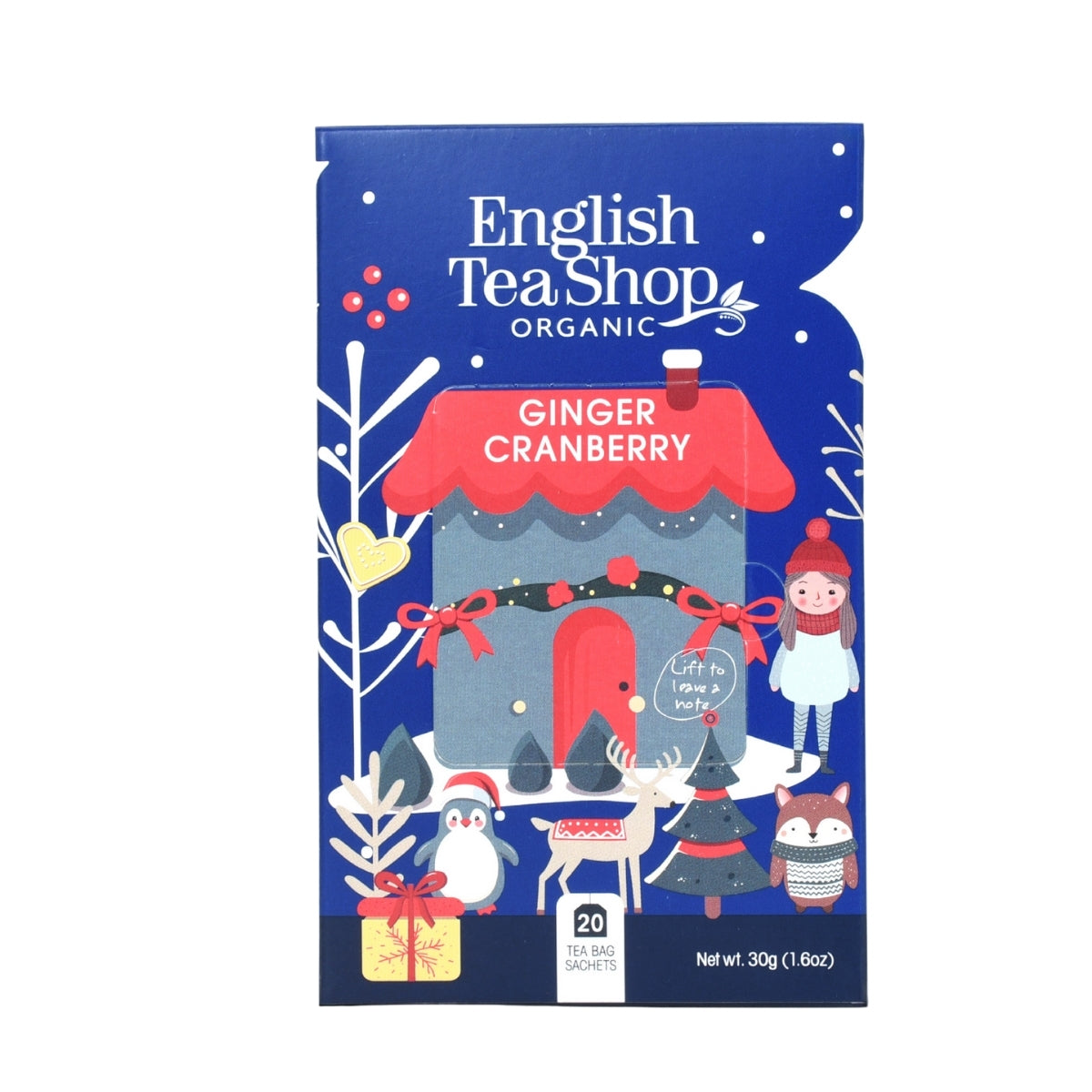 【公式】ジンジャー・クランベリー（ティーバッグ20袋入り） /  紅茶 スパイス ハーブティー フレーバーティー ギフト クリスマス オーガニック 有機JAS