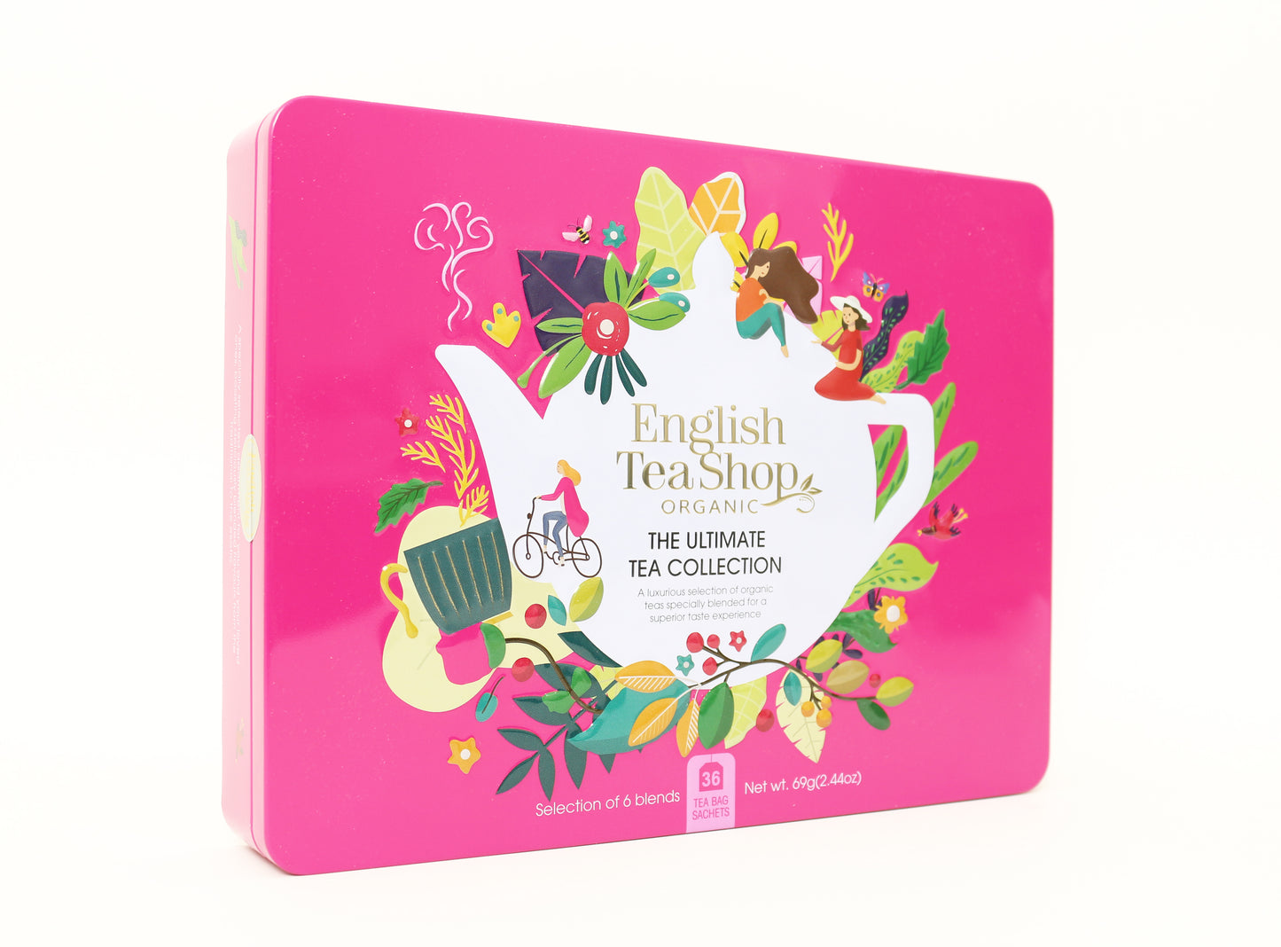 【公式】アルティメイトティーコレクション ギフト缶 6種アソート (36袋入り) / 紅茶 ハーブティー オーガニック 紅茶専門 誕生日 プレゼント 贈答