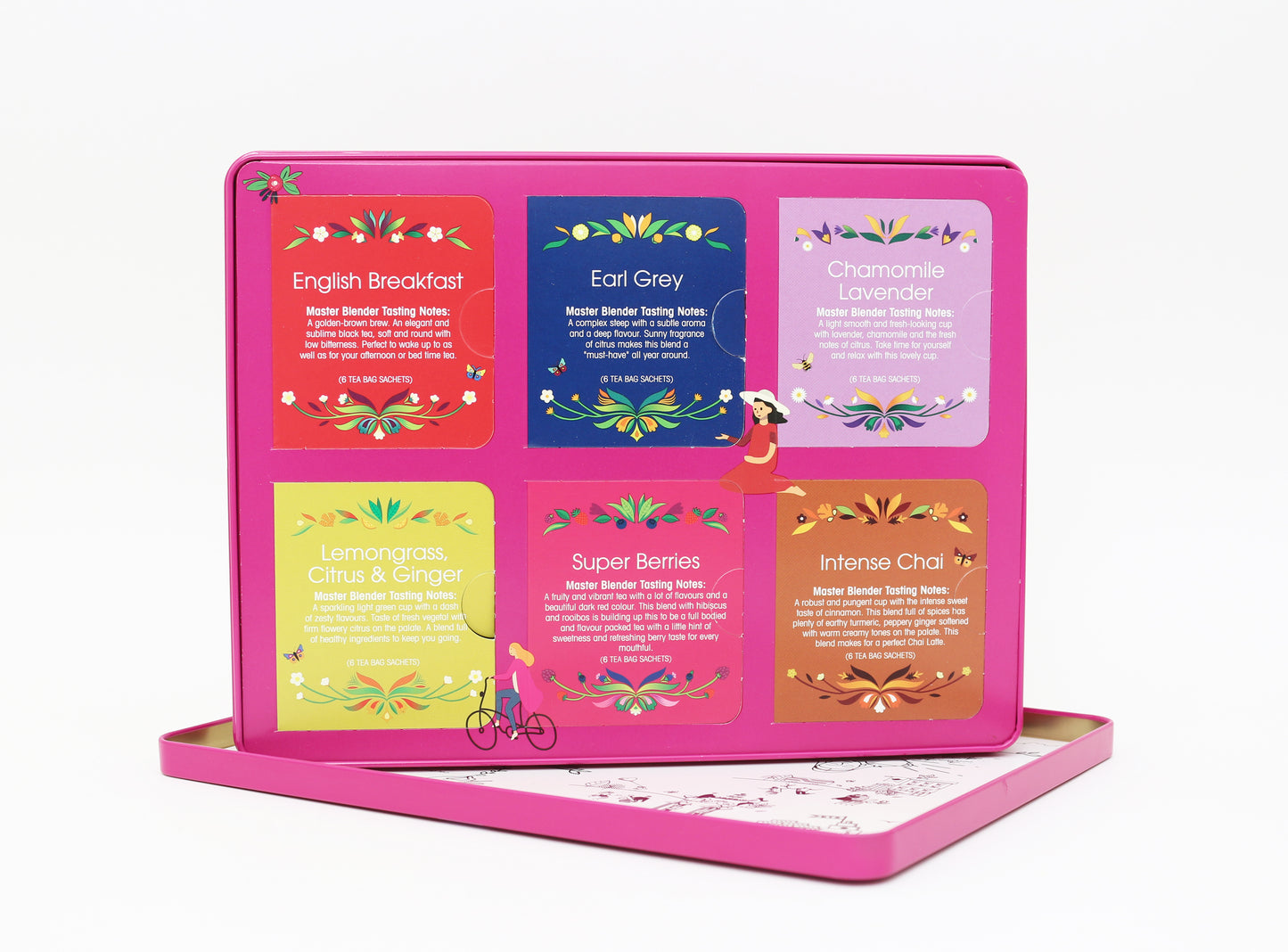 【公式】アルティメイトティーコレクション ギフト缶 6種アソート (36袋入り) / 紅茶 ハーブティー オーガニック 紅茶専門 誕生日 プレゼント 贈答