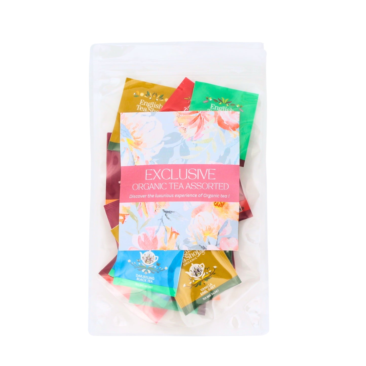 EXCLUSIVE TEA ASSORTED (エクスクルーシブ ティーアソート) 5種アソートパック 25袋ティーバッグ入り【クリックポスト便】