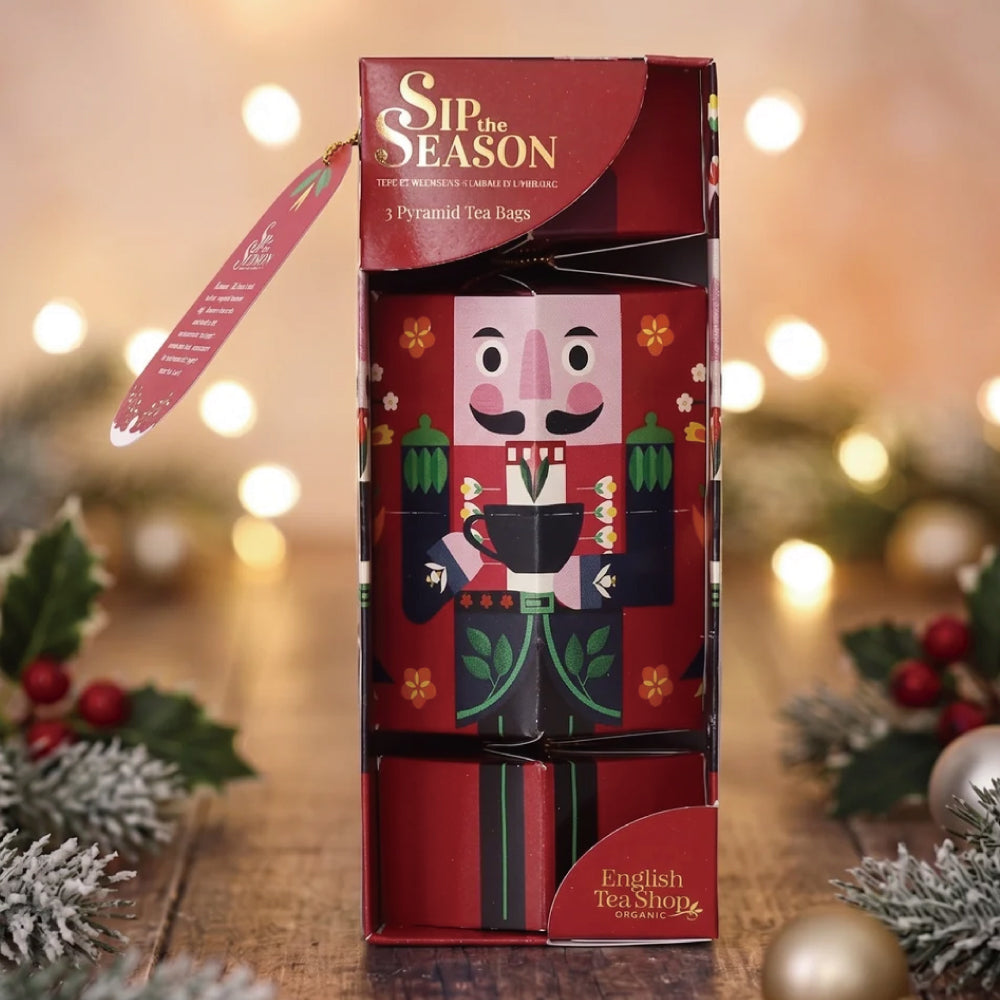 【公式】◆SIP THE SEASON◆ナットクラッカー・レッド(3種アソート)/ 2026 クリスマス 有機紅茶 有機ルイボスティー 有機ハーブティー フレーバーティー ギフト クリスマス オーガニック 有機JAS 紅茶専門English Tea Shop(イングリッシュティーショップ)