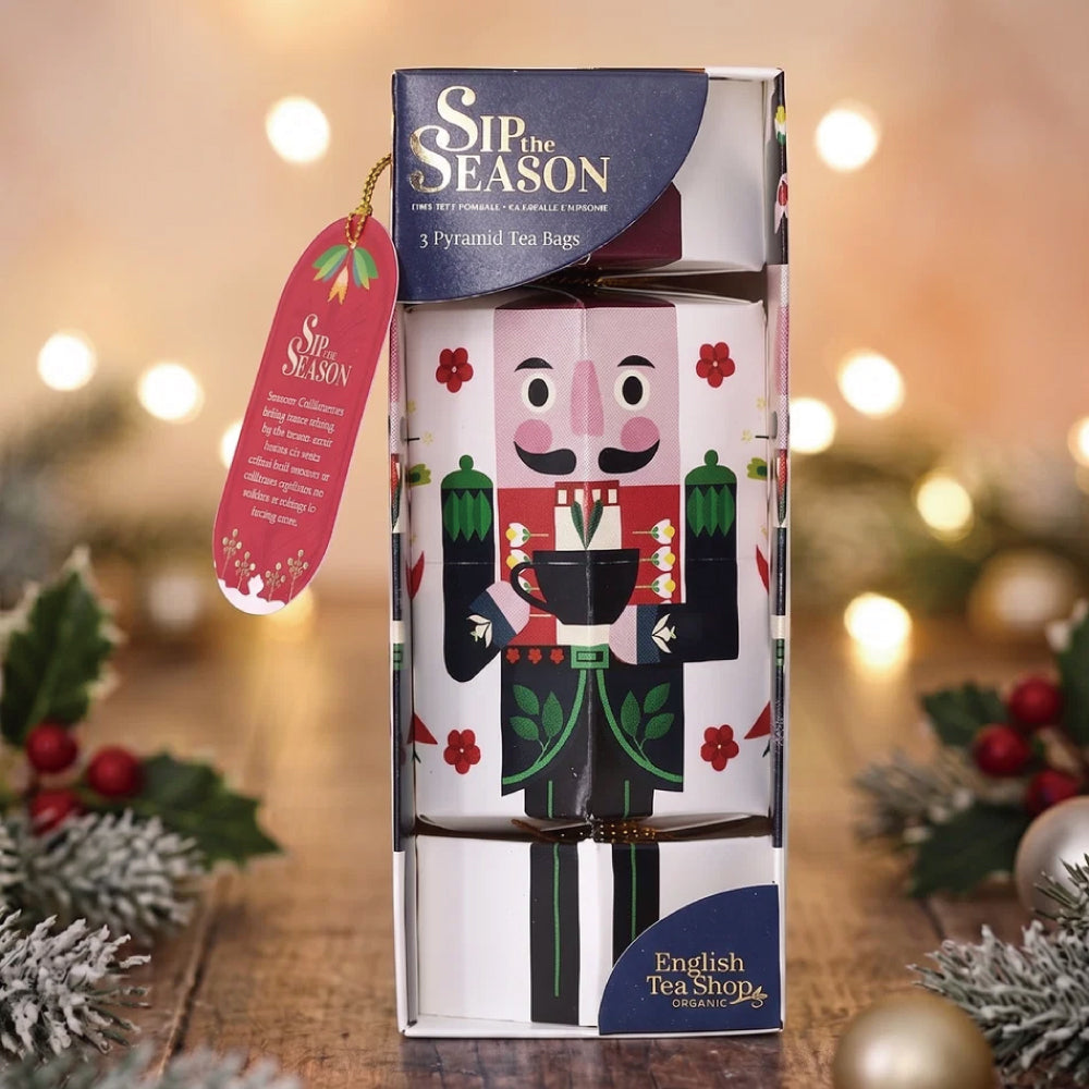 【公式】◆SIP THE SEASON◆ナットクラッカー・ホワイト(3種アソート)/ 2026 クリスマス 有機紅茶 有機ルイボスティー 有機ハーブティー フレーバーティー ギフト クリスマス オーガニック 有機JAS 紅茶専門English Tea Shop(イングリッシュティーショップ)