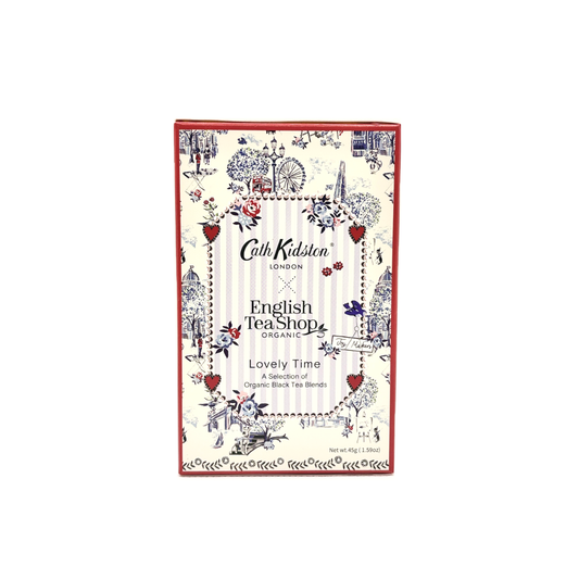 【公式オンライン限定】Lovely Time-クラシックティーシリーズ◆キャス・キッドソンパッケージ◆/ティーアソート 紅茶 緑茶 白茶 オーガニック 有機JAS English Tea Shop ( イングリッシュティーショップ )