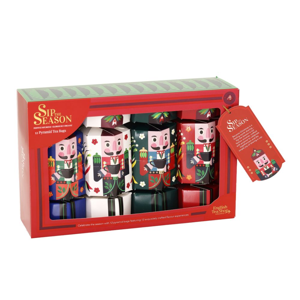【公式】◆SIP THE SEASON◆ナットクラッカー・コレクション12種アソート/ 2026 クリスマス 有機紅茶 有機ルイボスティー 有機ハーブティー フレーバーティー ギフト クリスマス オーガニック 有機JAS 紅茶専門English Tea Shop(イングリッシュティーショップ)