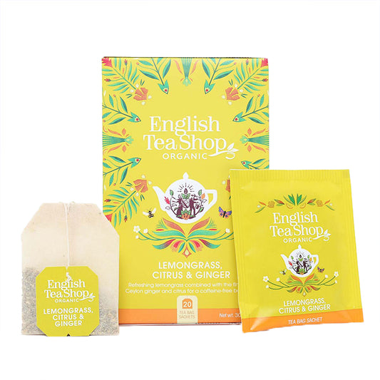 レモングラスシトラス&ジンジャー (20袋入り) / ノンカフェイン ハーブティー オーガニック 有機JAS